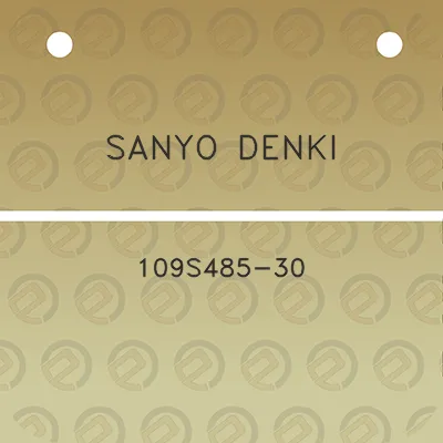 sanyo-denki-109s485-30