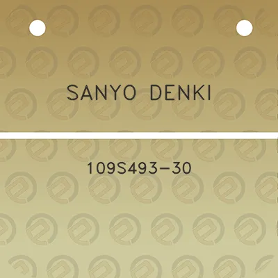 sanyo-denki-109s493-30