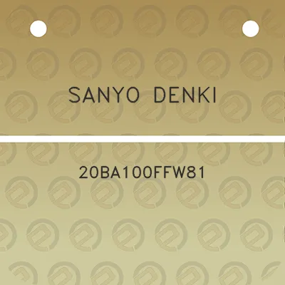 sanyo-denki-20ba100ffw81