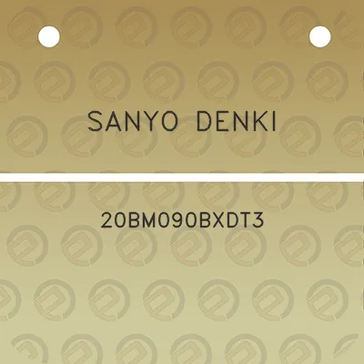 sanyo-denki-20bm090bxdt3