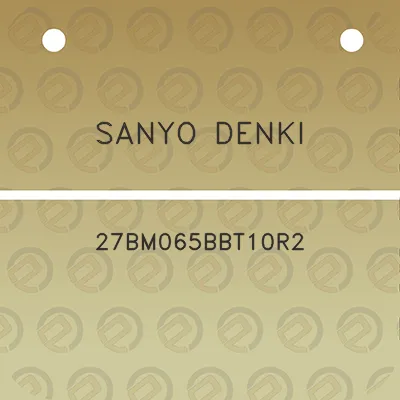 sanyo-denki-27bm065bbt10r2