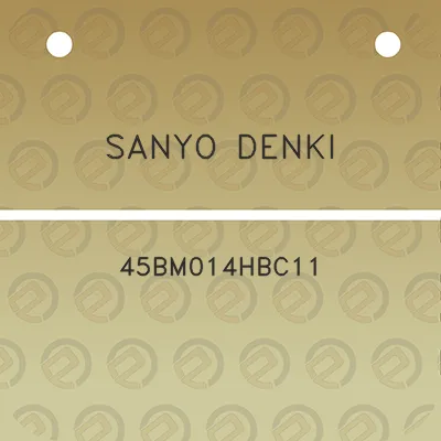 sanyo-denki-45bm014hbc11