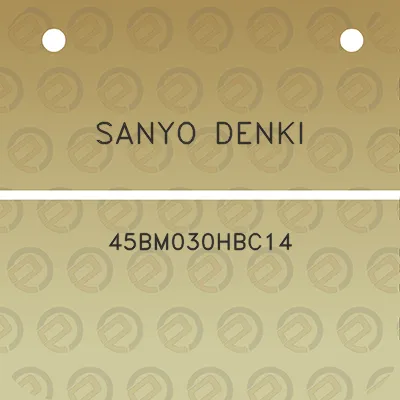 sanyo-denki-45bm030hbc14