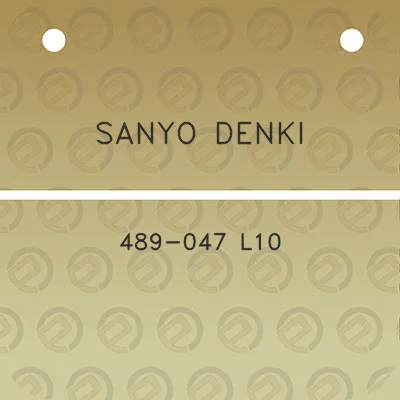 sanyo-denki-489-047-l10