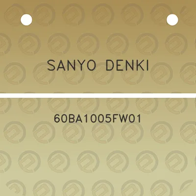 sanyo-denki-60ba1005fw01