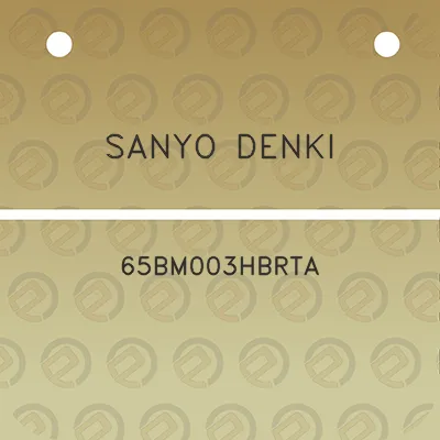 sanyo-denki-65bm003hbrta