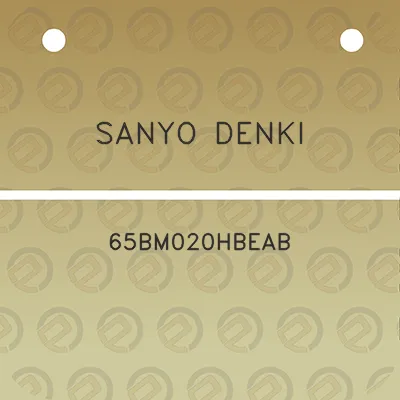 sanyo-denki-65bm020hbeab