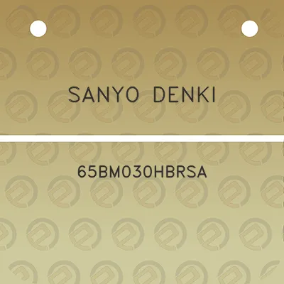 sanyo-denki-65bm030hbrsa