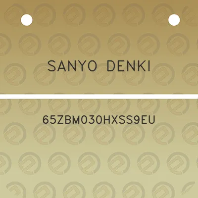 sanyo-denki-65zbm030hxss9eu