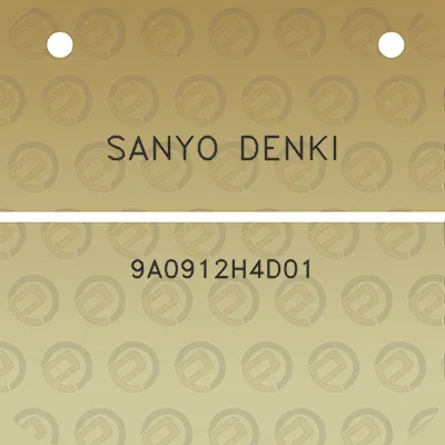 sanyo-denki-9a0912h4d01