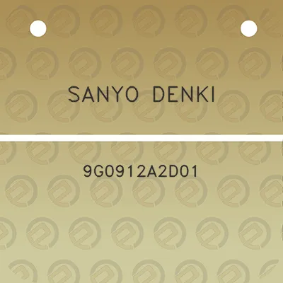 sanyo-denki-9g0912a2d01