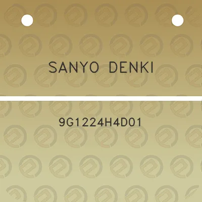 sanyo-denki-9g1224h4d01