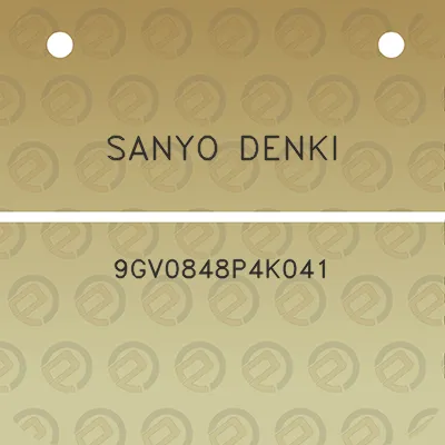 sanyo-denki-9gv0848p4k041