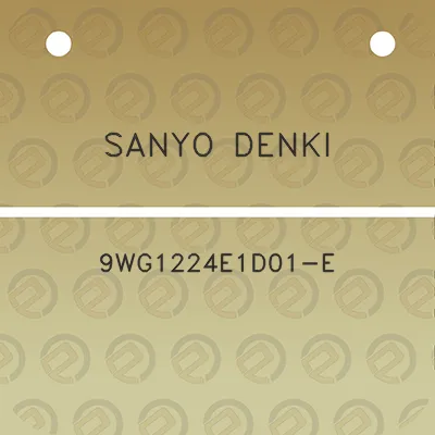 sanyo-denki-9wg1224e1d01-e