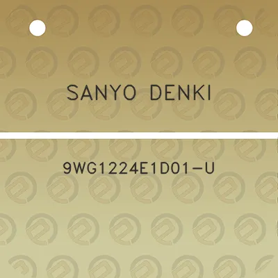 sanyo-denki-9wg1224e1d01-u