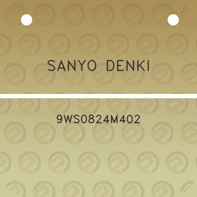 sanyo-denki-9ws0824m402