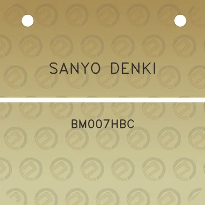 sanyo-denki-bm007hbc