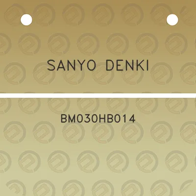 sanyo-denki-bm030hb014