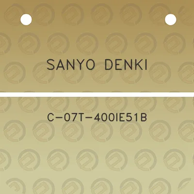 sanyo-denki-c-07t-400ie51b