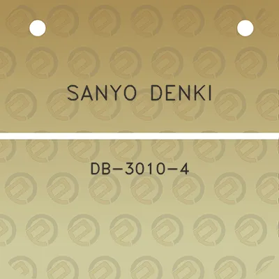 sanyo-denki-db-3010-4