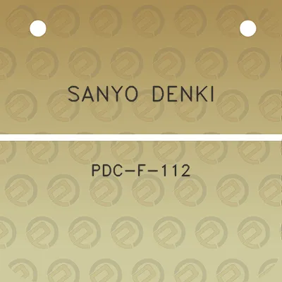 sanyo-denki-pdc-f-112