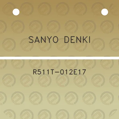 sanyo-denki-r511t-012e17