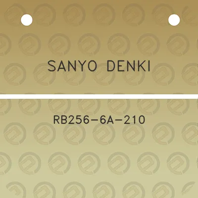 sanyo-denki-rb256-6a-210