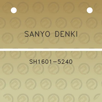 sanyo-denki-sh1601-5240