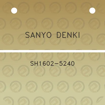 sanyo-denki-sh1602-5240