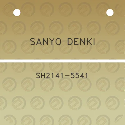 sanyo-denki-sh2141-5541