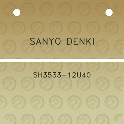 sanyo-denki-sh3533-12u40