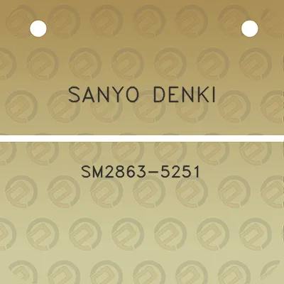 sanyo-denki-sm2863-5251