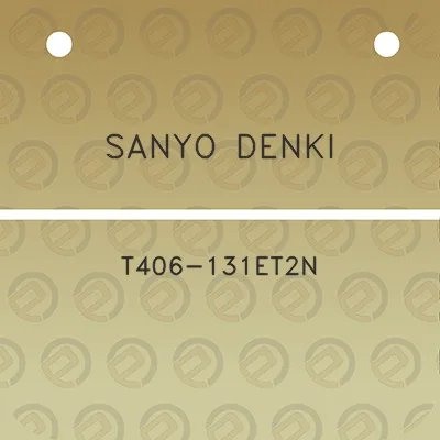 sanyo-denki-t406-131et2n