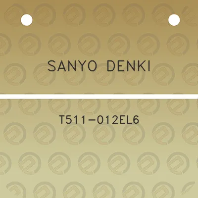 sanyo-denki-t511-012el6