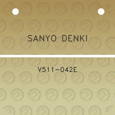 sanyo-denki-v511-042e