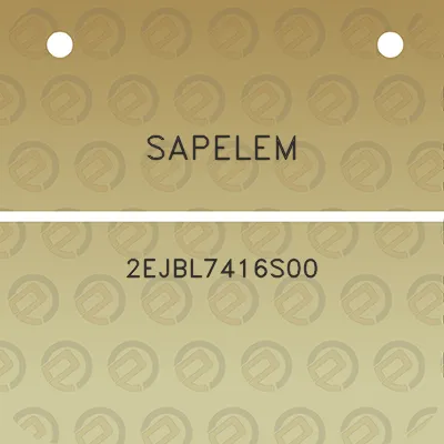 sapelem-2ejbl7416s00