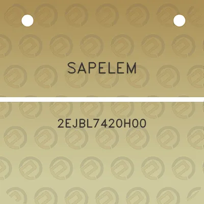 sapelem-2ejbl7420h00