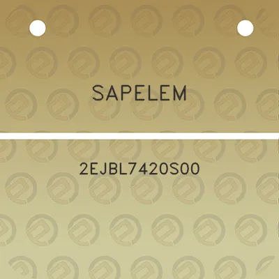 sapelem-2ejbl7420s00