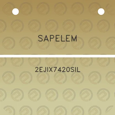 sapelem-2ejix7420sil