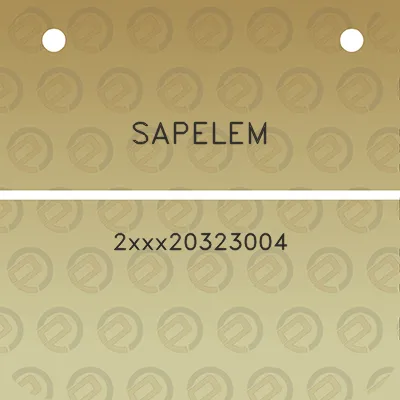 sapelem-2xxx20323004