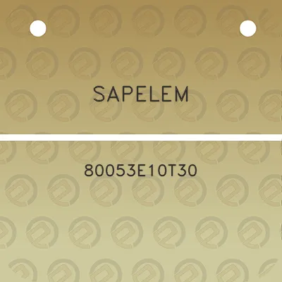 sapelem-80053e10t30