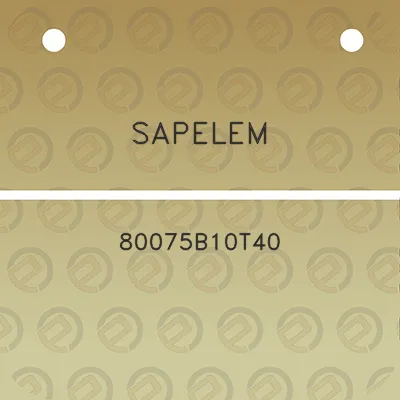 sapelem-80075b10t40