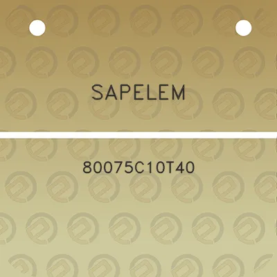 sapelem-80075c10t40