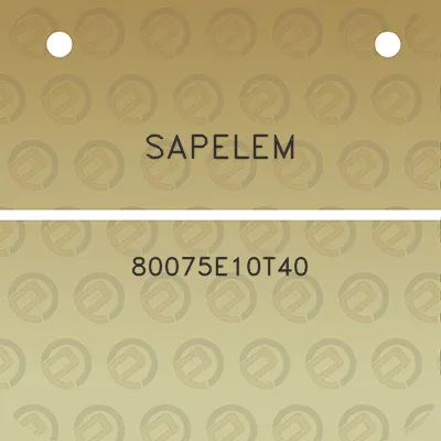 sapelem-80075e10t40