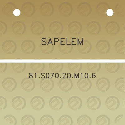 sapelem-81s07020m106