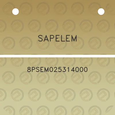 sapelem-8psem025314000