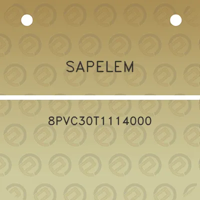 sapelem-8pvc30t1114000