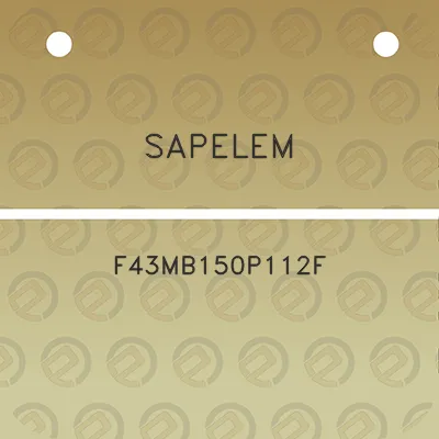 sapelem-f43mb150p112f