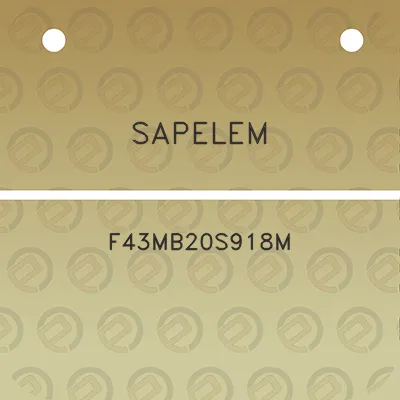 sapelem-f43mb20s918m