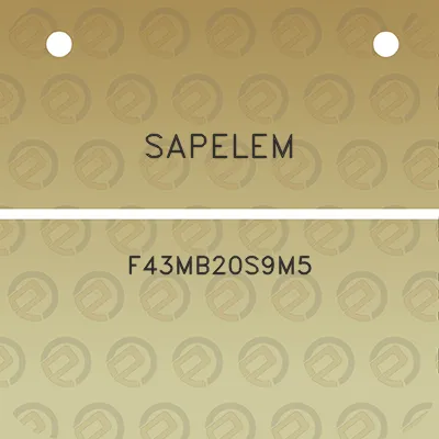 sapelem-f43mb20s9m5